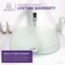 Anzzi Victor Deco-Glass Vessel Sink in Lustrous Frosted Finish LS-AZ8125 - alternate 3